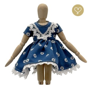 Kieszonkowa Sukienka Niebieska