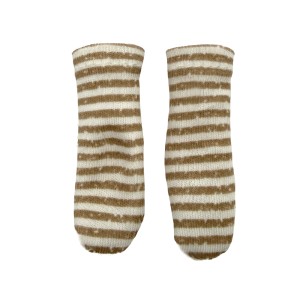 Pocket Socks Brown  Stripes