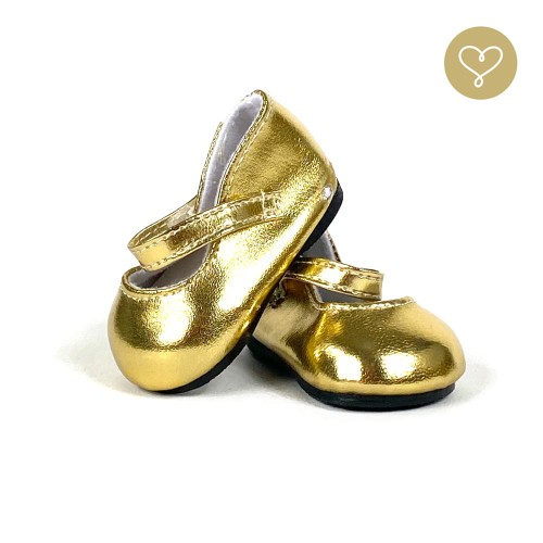 _Sommerschuhe gold_
