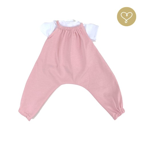 Pink Trousers and a white T-shirt