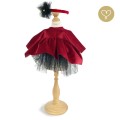 Dress red with hairband