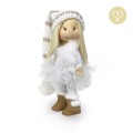 Cap  Long White Pompom