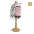 Set „Nadia“ Weste rosa, Kleid, Schal