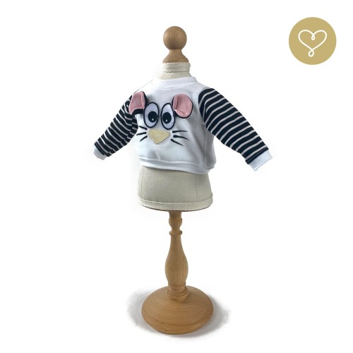 Bluza "Myszka" Biała