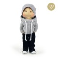 Hooded sweatshirt grey