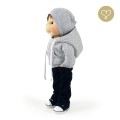 Hooded sweatshirt grey