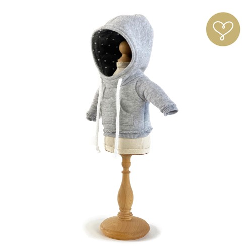 Hooded sweatshirt grey
