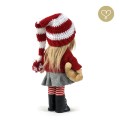 Cap Long  Red Pompom 2