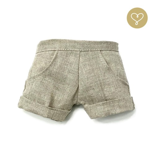 Shorts Linen Beige