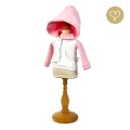 Hooded sweatshirt pink