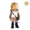 Hooded sweatshirt light brown