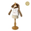 Hooded sweatshirt light brown