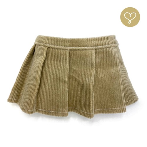 Skirt beige corduroy