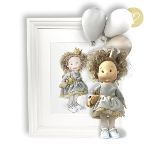 Wandgemälde "Marika"