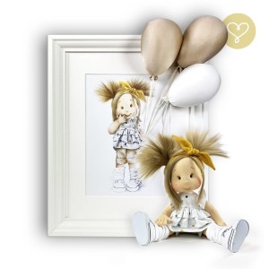 Wandgemälde "Milena"