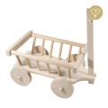 Drewniany wózek drabiniasty