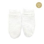 Socks white with lace